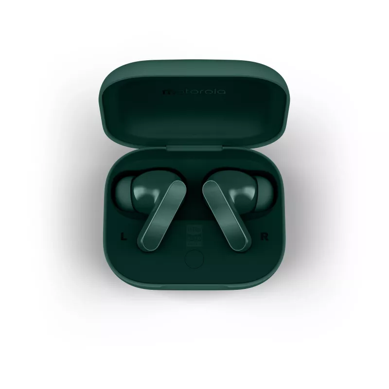 Motorola Moto Buds Bass ausinės True Wireless Stereo (TWS) į ausis Skambučiams / muzikai Bluetooth Žalia
