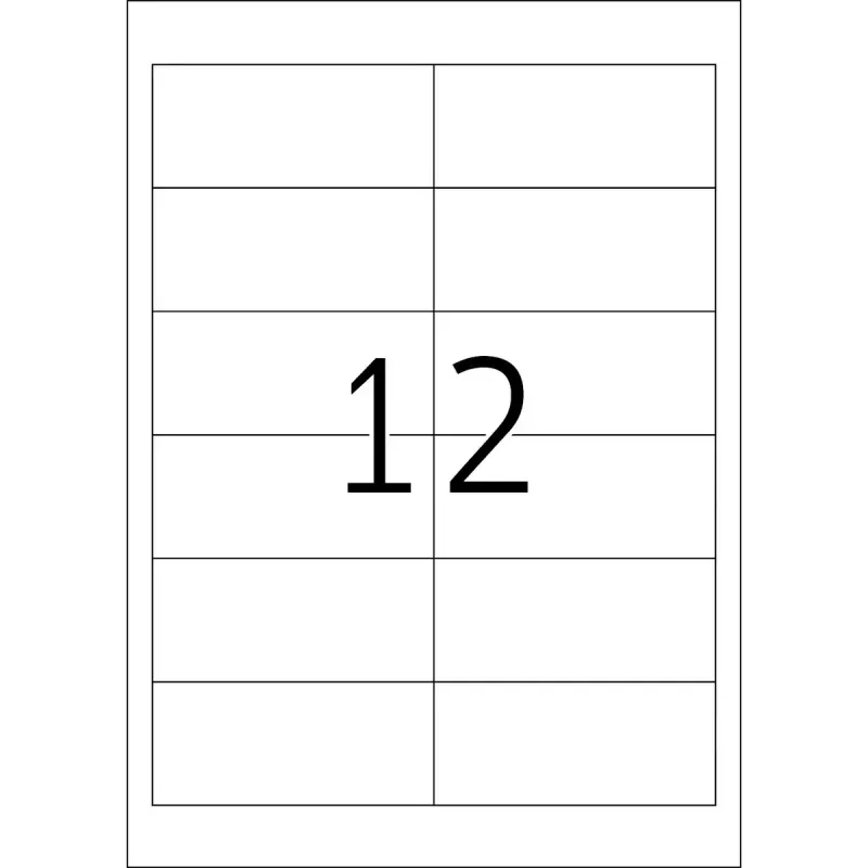 Lipnūs spausdintuvo etikečių lapai HERMA Labels Premium A4 97x42,3 mm