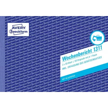 Apskaitos knyga A5 Avery 1311 50 puslapių