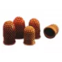Rexel Thimblettes Velos Size 0 - 18mm Ø Oranžinė Box/10, Oranžinė, 114 mm, 31 mm, 58 mm, 30 g, Kinija