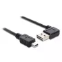 USB laidas DeLOCK 5m USB 2.0 A - miniUSB kišt./kišt. 83381 juodas