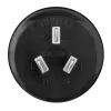 Hama 00108882 maitinimo kištuko adapteris Type F Type I (AU) Juoda