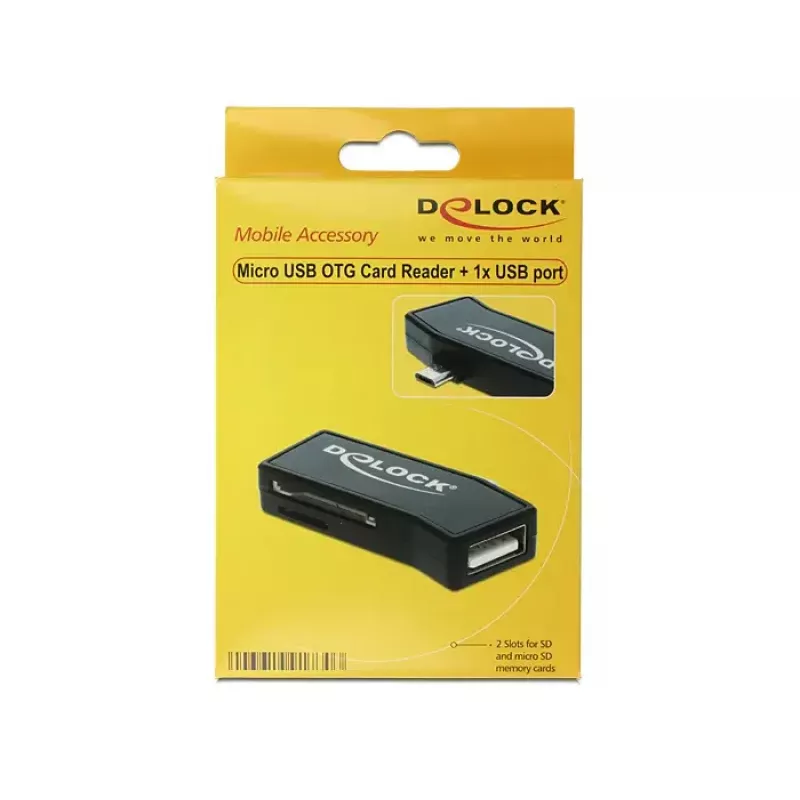 Kortelių skaitytuvas DeLOCK 91730 USB 2.0 juodas