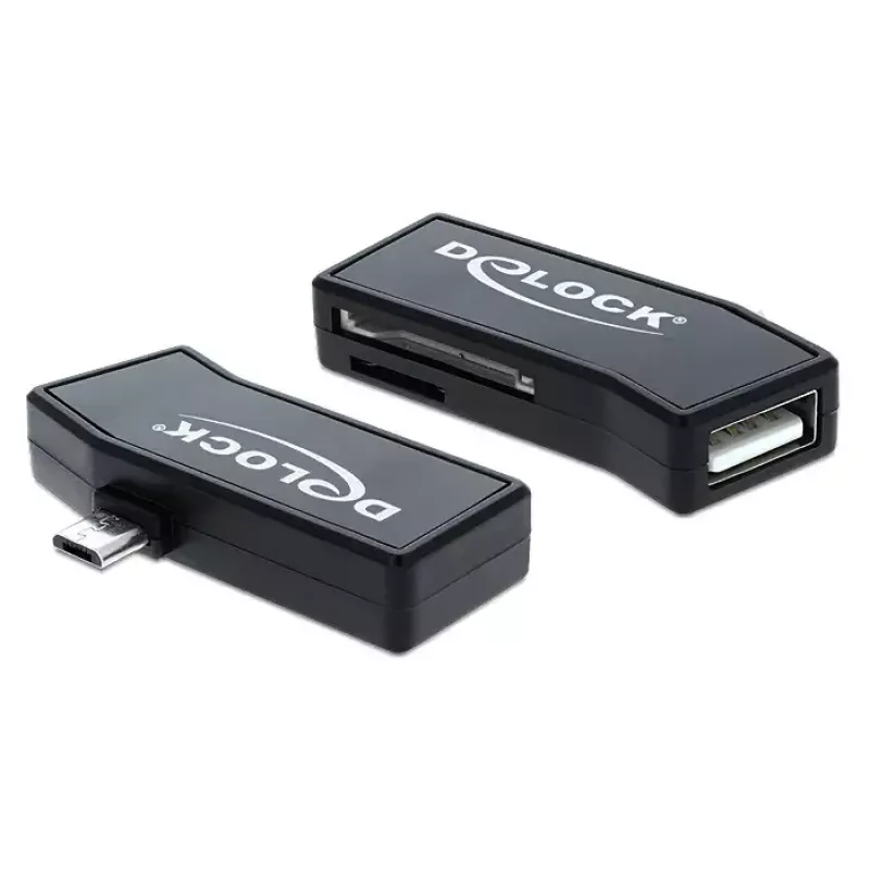 Kortelių skaitytuvas DeLOCK 91730 USB 2.0 juodas