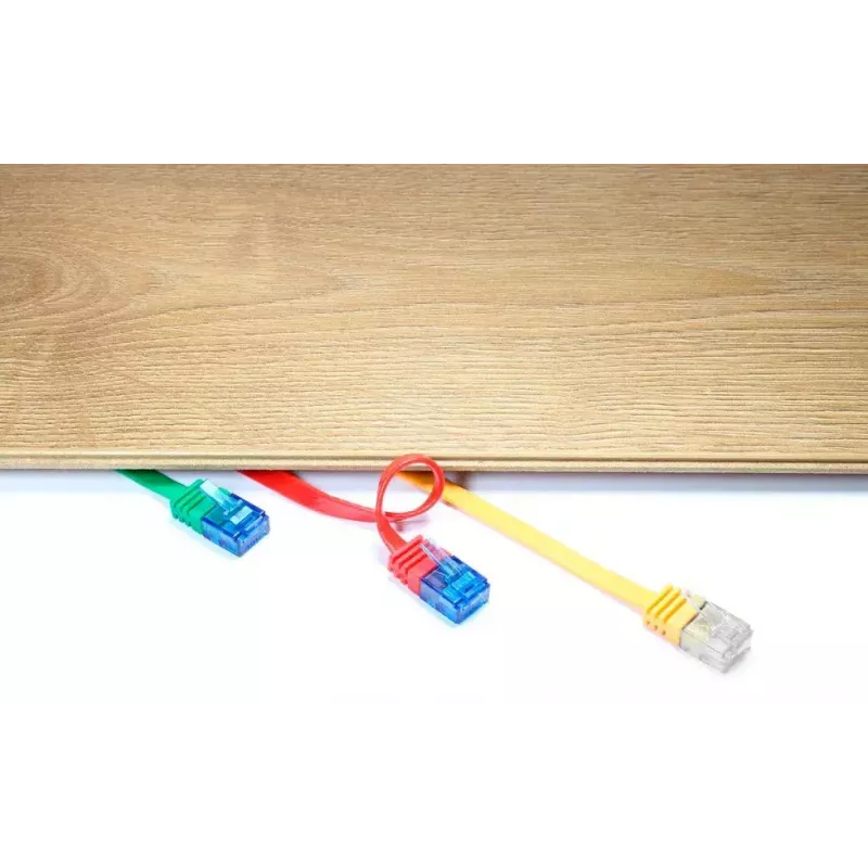 Tinklo kabelis Goobay CAT6a U/UTP 1m raudonas