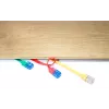Wentronic CAT6a U/UTP 3m komutacinis kabelis, RJ-45 kištukas/kištukas, auksinis, U/UTP (96333)