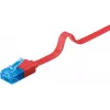 Wentronic CAT6a U/UTP 3m komutacinis kabelis, RJ-45 kištukas/kištukas, auksinis, U/UTP (96333)