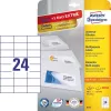 Lipnios etiketės Avery Zweckform 6173 Stačiakampės Nuolatinės Baltos — 720 vnt.