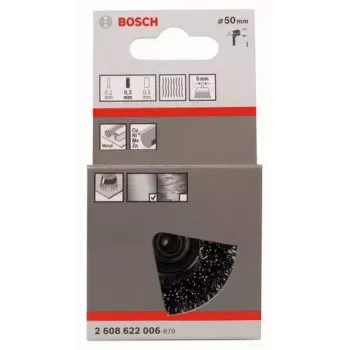 Taurinis šepetys Bosch 2 608 622 006 Skersmuo 5 cm Vielos storis 0,3 mm