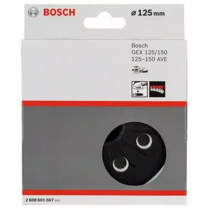 Šlifavimo padėklas Bosch 2 608 601 607 125 mm x 125 mm 1 vnt.