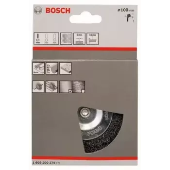 Vielinis šepetys Bosch 1 609 200 274 10 cm Koto skersmuo 6 mm
