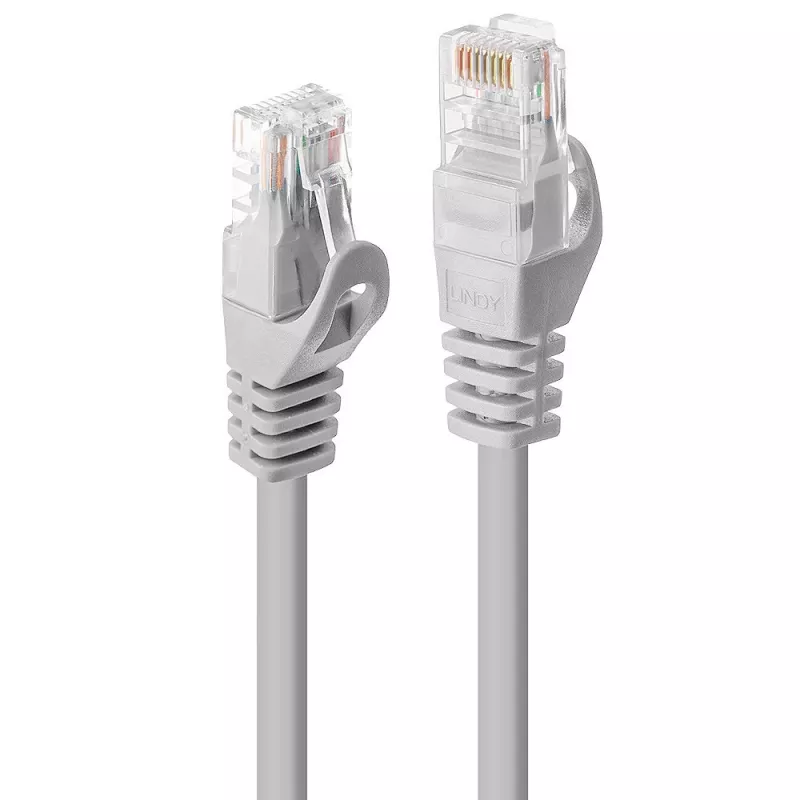 Lindy 48161 tinklo kabelis Pilka 0,5 m Cat6 U/UTP (UTP)