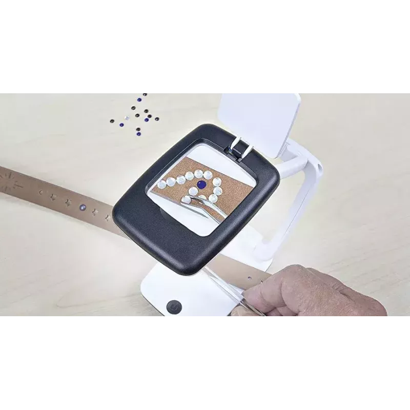 Didinamasis stiklas WEDO 271 75101 juodas baltas