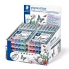Smulkūs rašikliai Staedtler Pigment Liner 30803-SSB6 mėlyna ruda žalia oranžinė raudona violetinė