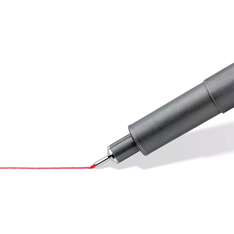 Smulkūs rašikliai Staedtler Pigment Liner 30803-SSB6 mėlyna ruda žalia oranžinė raudona violetinė