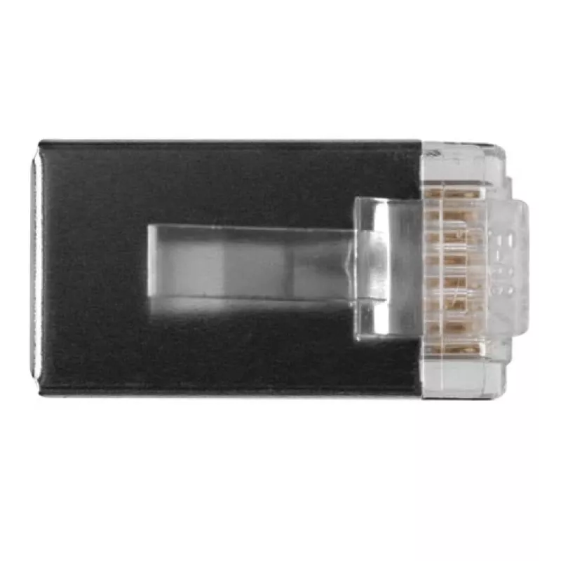 ACT RJ45 (8P/8C) ekranuota modulinė jungtis apvaliam kabeliui su vytos poros laidais
