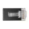 ACT RJ45 (8P/8C) ekranuota modulinė jungtis apvaliam kabeliui su vientisais laidininkais