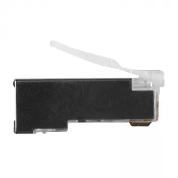ACT RJ45 (8P/8C) CAT6 ekranuota modulinė jungtis apvaliam kabeliui su vientisais arba vytiniais laidais