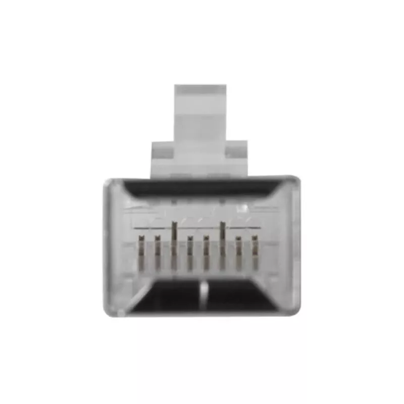 ACT RJ45 (8P/8C) CAT6 ekranuota modulinė jungtis apvaliam kabeliui su vientisais arba vytiniais laidais