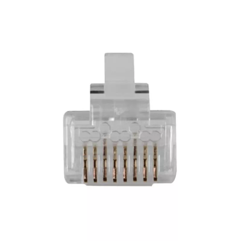 ACT RJ45 (8P/8C) CAT6 modulinė jungtis apvaliam kabeliui su vientisais arba suvytais laidais