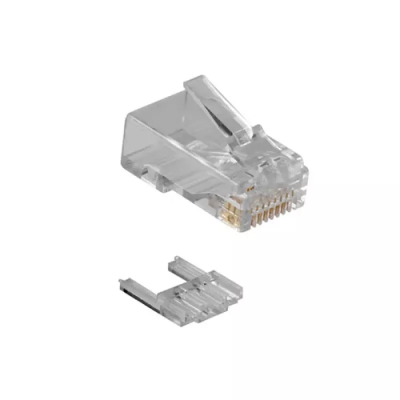 ACT RJ45 (8P/8C) CAT6 modulinė jungtis apvaliam kabeliui su vientisais arba suvytais laidais