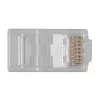 ACT RJ45 (8P/8C) CAT6 modulinė jungtis apvaliam kabeliui su vientisais arba suvytais laidais