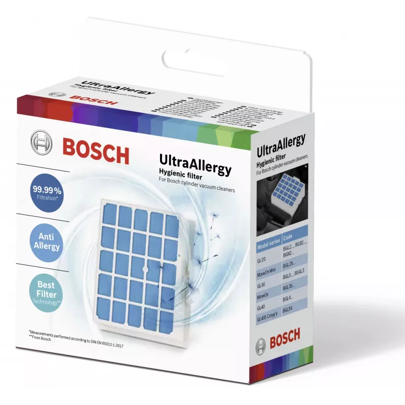 Bosch BBZ156UF dulkių siurblio priedas / tiekimo filtras cilindriniam dulkių siurbliui