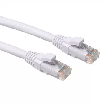 ACT baltas 3,00 m U/UTP CAT6A komutacinis kabelis be užkliuvimų su RJ45 jungtimis