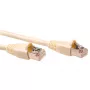 ACT Ivory 20 m SF/UTP CAT5E komutacinis kabelis be užkabinimo su RJ45 jungtimis