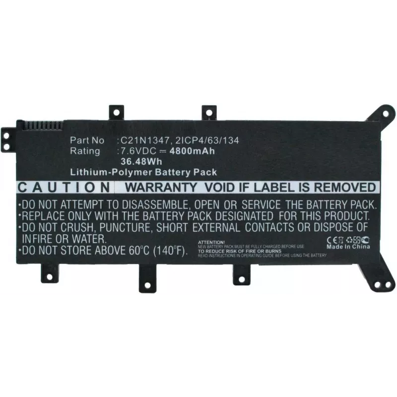 CoreParts nešiojamojo kompiuterio baterija, skirta ASUS, Baterija, ASUS, A555, A555L, DX992, F51, F530, F554, F555, F555L, F555LA-AH51, F555LD