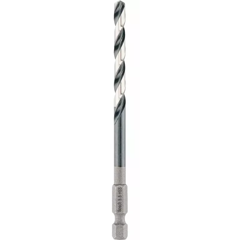 Sraigtinis grąžtas Bosch HSS su šešiabriauniu kotu 5,5 mm