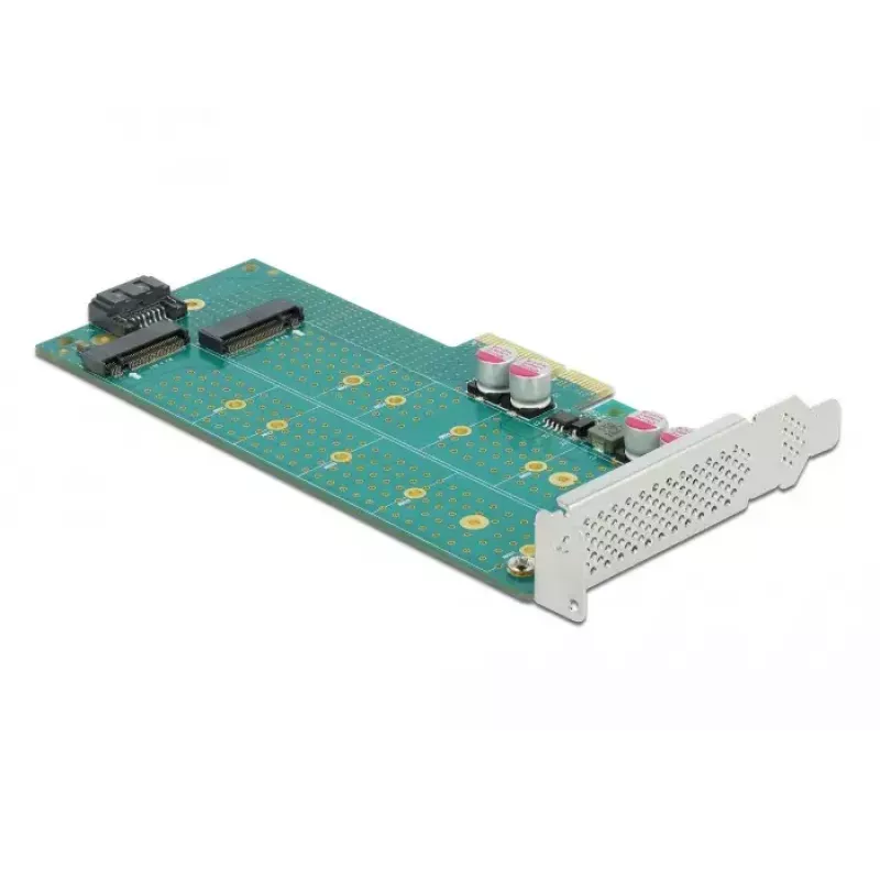 Išplėtimo plokštė DeLOCK PCI Express x4 į M.2 Key B + M – žemo profilio