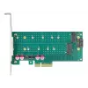Išplėtimo plokštė DeLOCK PCI Express x4 į M.2 Key B + M – žemo profilio