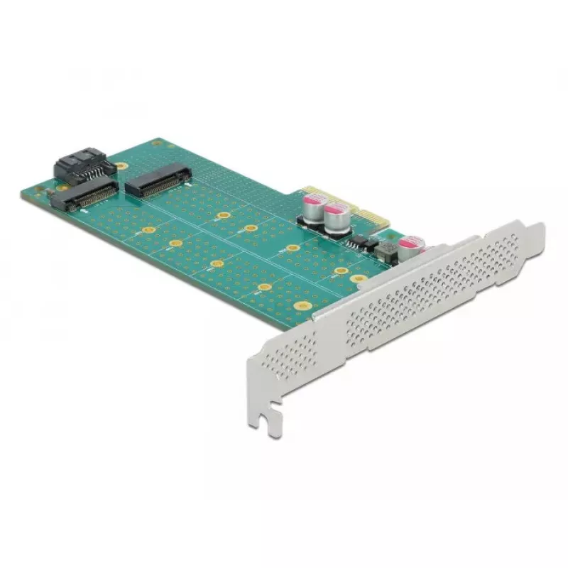 Išplėtimo plokštė DeLOCK PCI Express x4 į M.2 Key B + M – žemo profilio