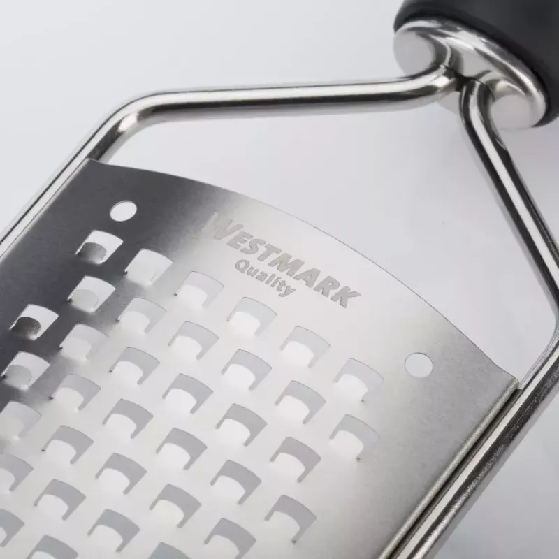 Plokščia trintuvė Westmark Technicus-Square, nerūdijančio plieno geležtė, juoda TPE rankena, 65×28×325 mm
