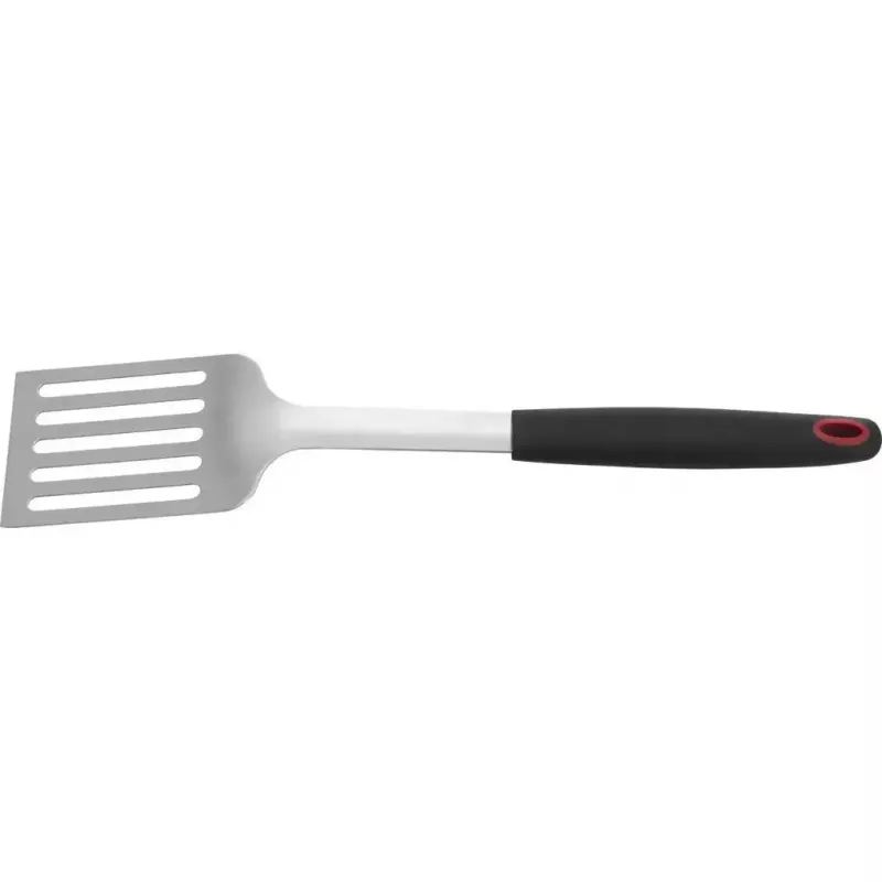 Virtuvinė mentelė Westmark 15092280 — plastiko/TPE galvutė, nerūdijančio plieno rankena, 430×88×25 mm, juoda/raudona