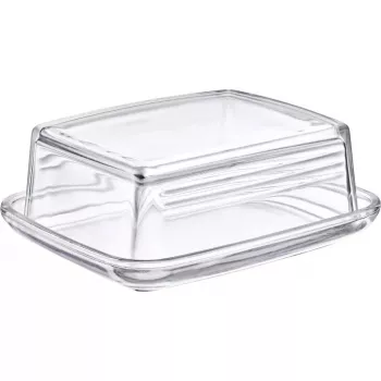 Sviestinė Westmark 20852260, stačiakampė stiklo, 143×118×55 mm, skaidri