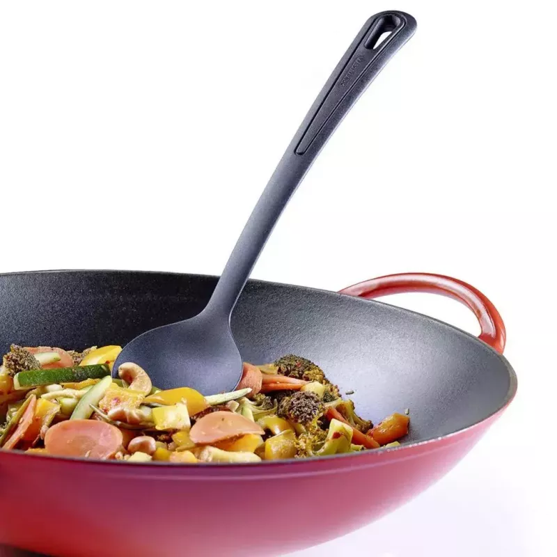 Wok šaukštas Westmark Gentle Plus, poliamidas, ilgis 315 mm, plotis 72 mm, juodas