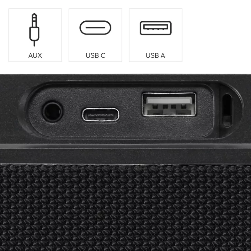 Hama Mate Pro Stereo nešiojamasis garsiakalbis Juoda 60 W