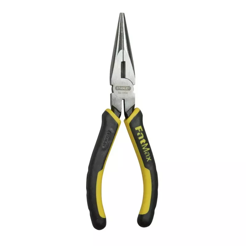 Ilgiažnyplės Stanley FATMAX 1/2 Round Nose Pliers Juoda Geltona