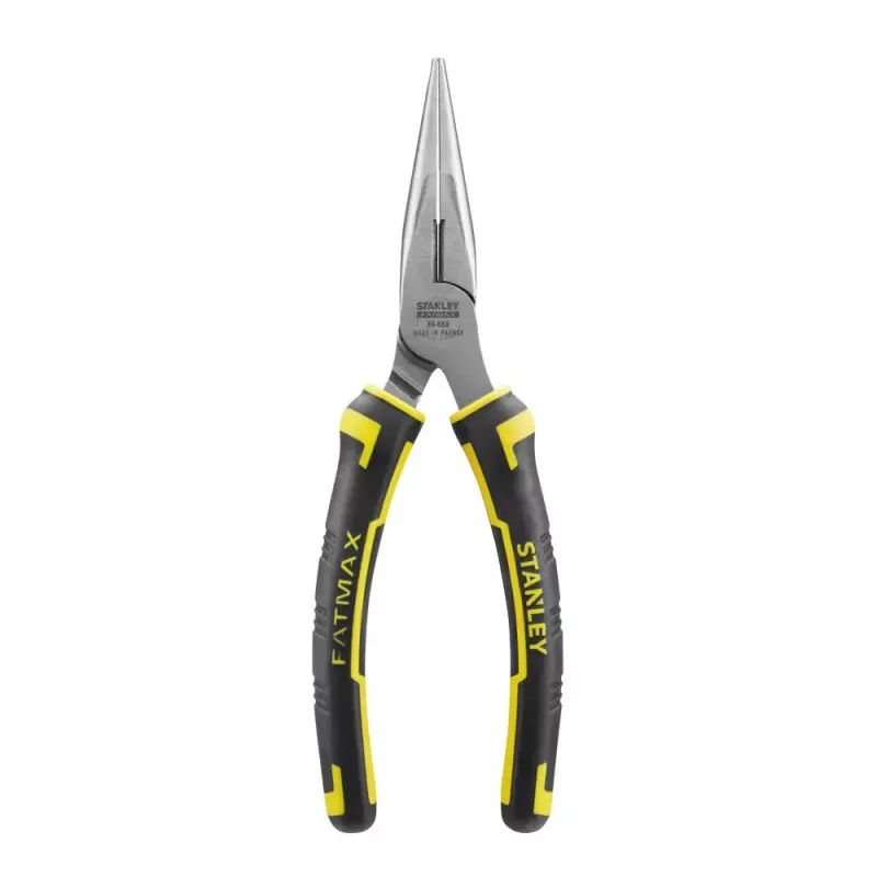 Ilgiažnyplės Stanley FATMAX 1/2 Round Nose Pliers Juoda Geltona