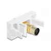 DeLOCK 90872 laido jungčių adapteris Mini-DIN 4 kontaktų, baltas