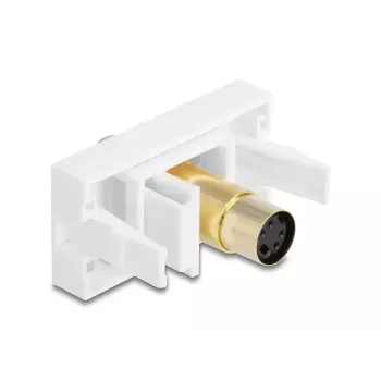DeLOCK 90872 laido jungčių adapteris Mini-DIN 4 kontaktų, baltas