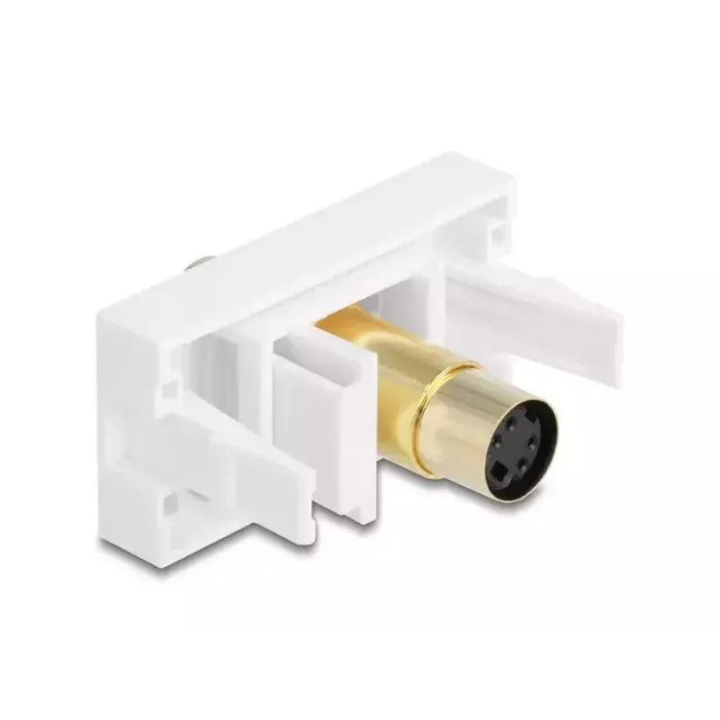 DeLOCK 90872 laido jungčių adapteris Mini-DIN 4 kontaktų, baltas