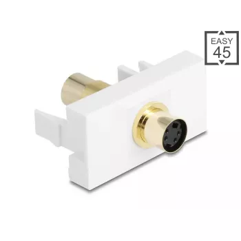 DeLOCK 90872 laido jungčių adapteris Mini-DIN 4 kontaktų, baltas
