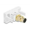 DeLOCK 90873 jungčių adapteris Mini-DIN 6 kontaktų baltas