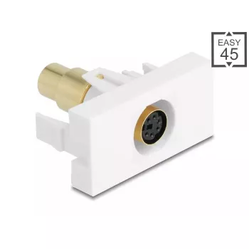 DeLOCK 90873 jungčių adapteris Mini-DIN 6 kontaktų baltas