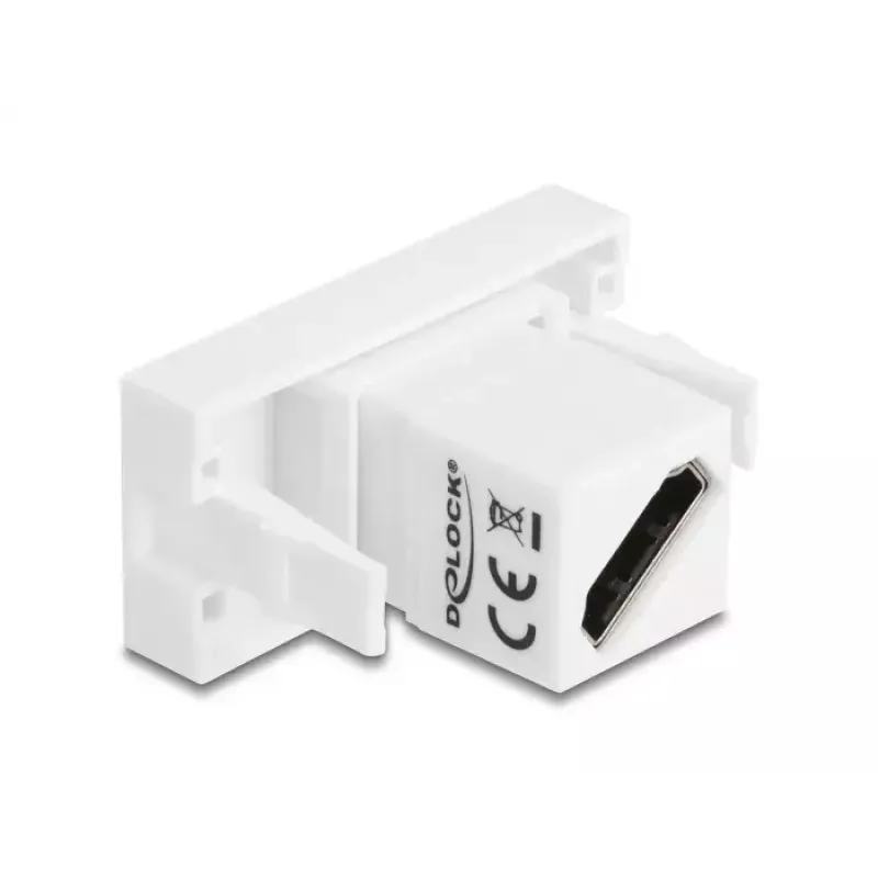 HDMI jungčių adapteris DeLOCK 90874 baltas jungtis 1 HDMI jungtis 2 HDMI