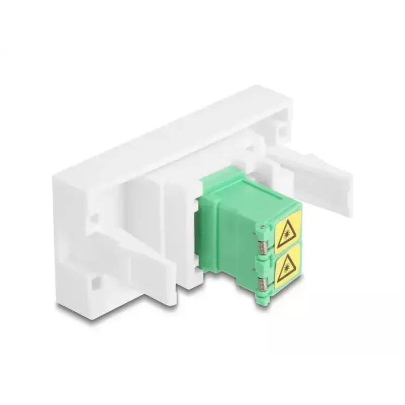 Laido lyties adapteris DeLOCK 90875 LC Duplex žalias baltas