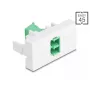 Laido lyties adapteris DeLOCK 90875 LC Duplex žalias baltas